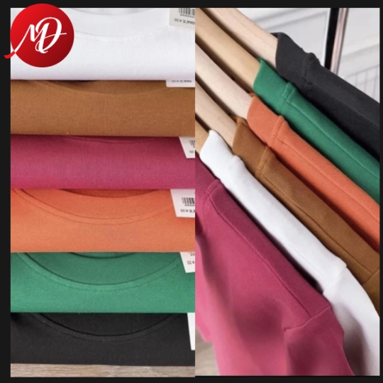 VẢI THUN COTTON BỐN CHIỀU 215GSM - 2M7 COTTON 95% 5% SPANDEX